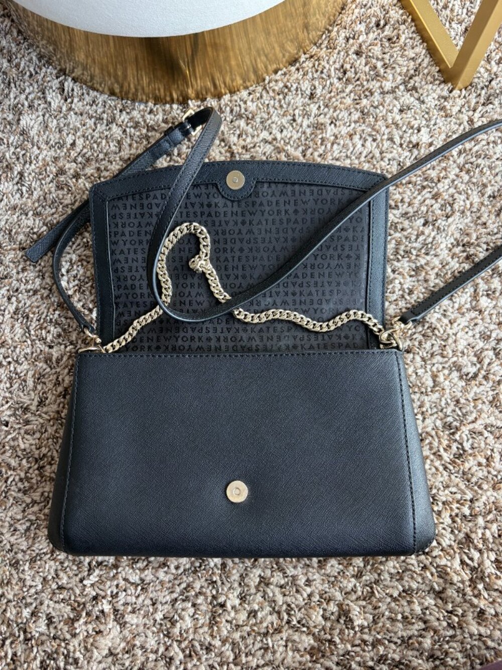 Kate Spade Laurel Way Greer Convertible Crossbody Purse in Black - Picture 3 of 12